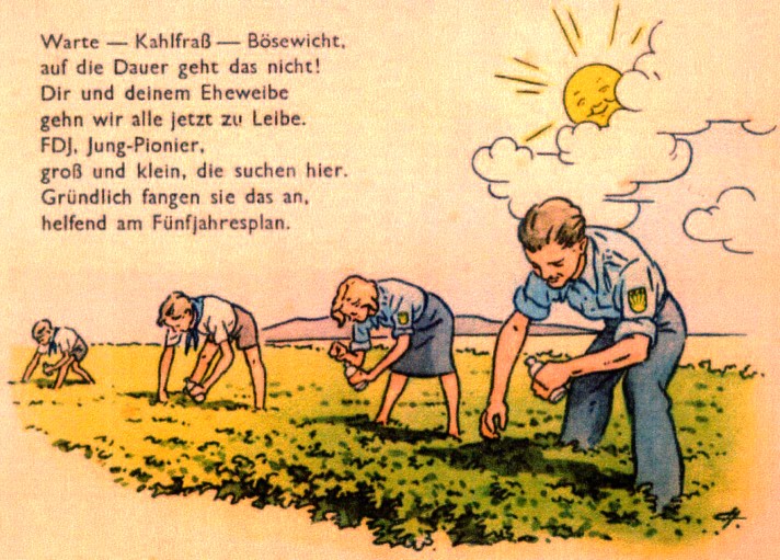 itelseite „Karl Kahlfra und sein Lieschen, Bilderbuch fr groe und kleine Kinder. Herausgegeben vom Ministerium fr Land- und Forstwirtschaft der DDR“.