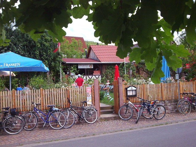 Biergarten Zur Alten Fhre in Erlach a. Main