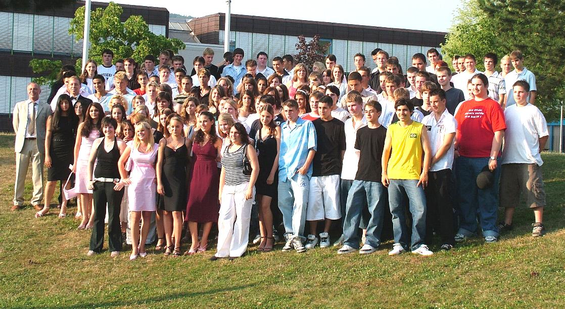 Abschlussklassen 2006 der Hauptschule Lohr