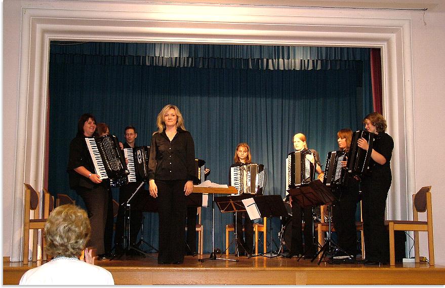 Das Ensemble Akkordeonissimo in Lohr a. Main