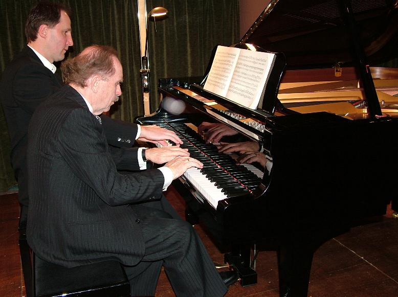 Das Klavierduo Rudi Schmitt und Thomas Grön