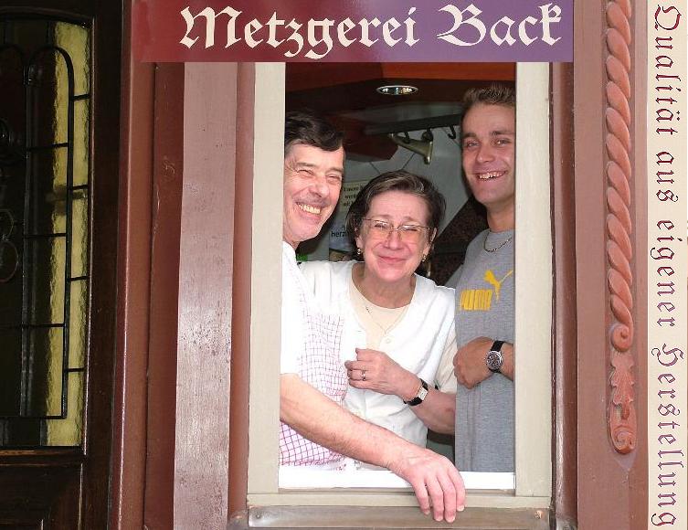 Metzgerei Back seit 1898 in Lohr a. Main