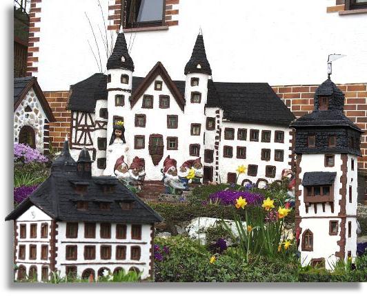 Lohr am Main in Miniatur in Stöckl`s Garten in Sendelbach