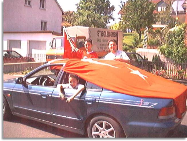 Die Türkei im Halbfinale der Fussball WM 2002