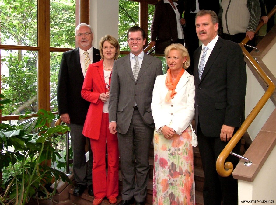 Wirtschaftsminister Dr. Karl-Theodor zu Guttenberg zu Gast In Lohr a. Main