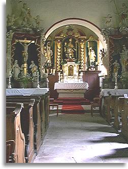 Altar in der Valentinuskapelle