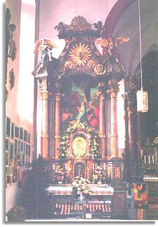 Altar auf der linken Seite