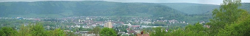 Panoramabild von Lohr a. Main