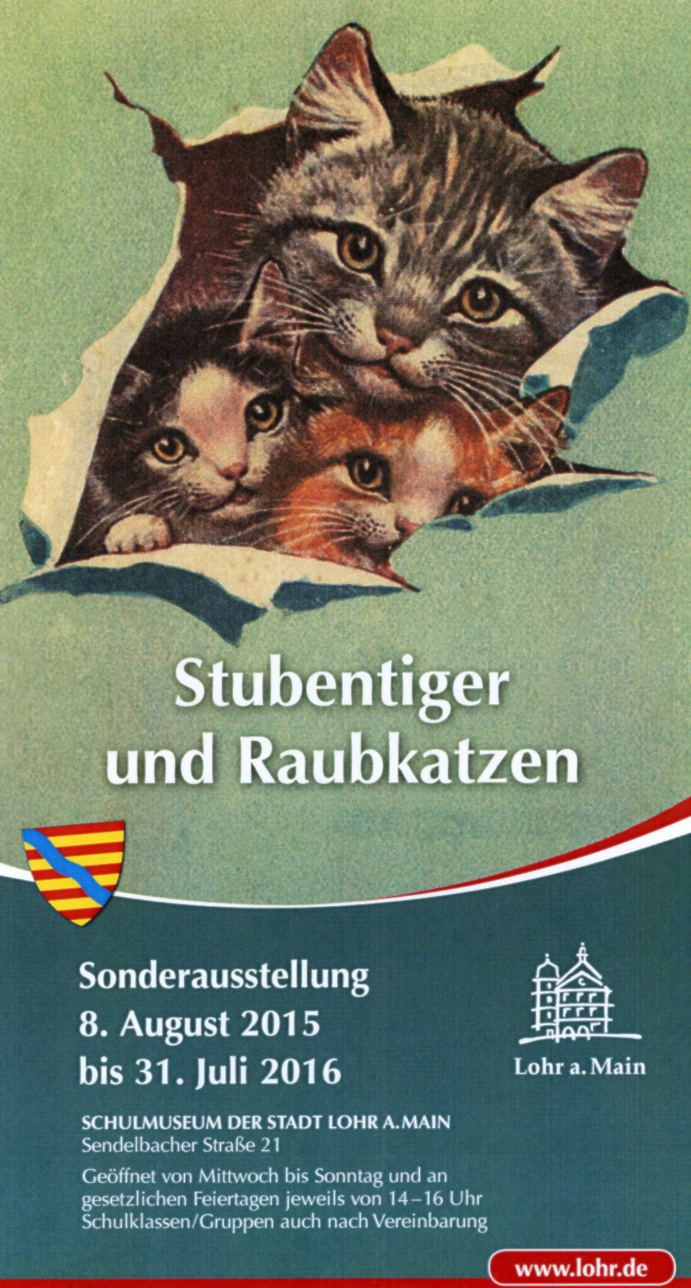 Plakat zur Ausstellung; entworfen und gedruckt von G-Medien, Lohr a.Main
